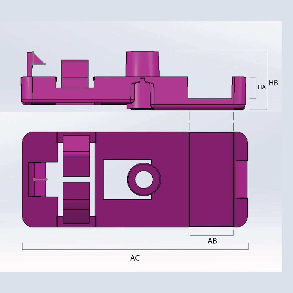 Grampas con clavo para cable DROP – FTTH – Gretel